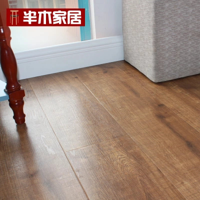 強(qiáng)化復(fù)合地板12mm耐磨封蠟防水拉絲E0級深淺色仿實(shí)木地板廠家直銷-淘寶網(wǎng)